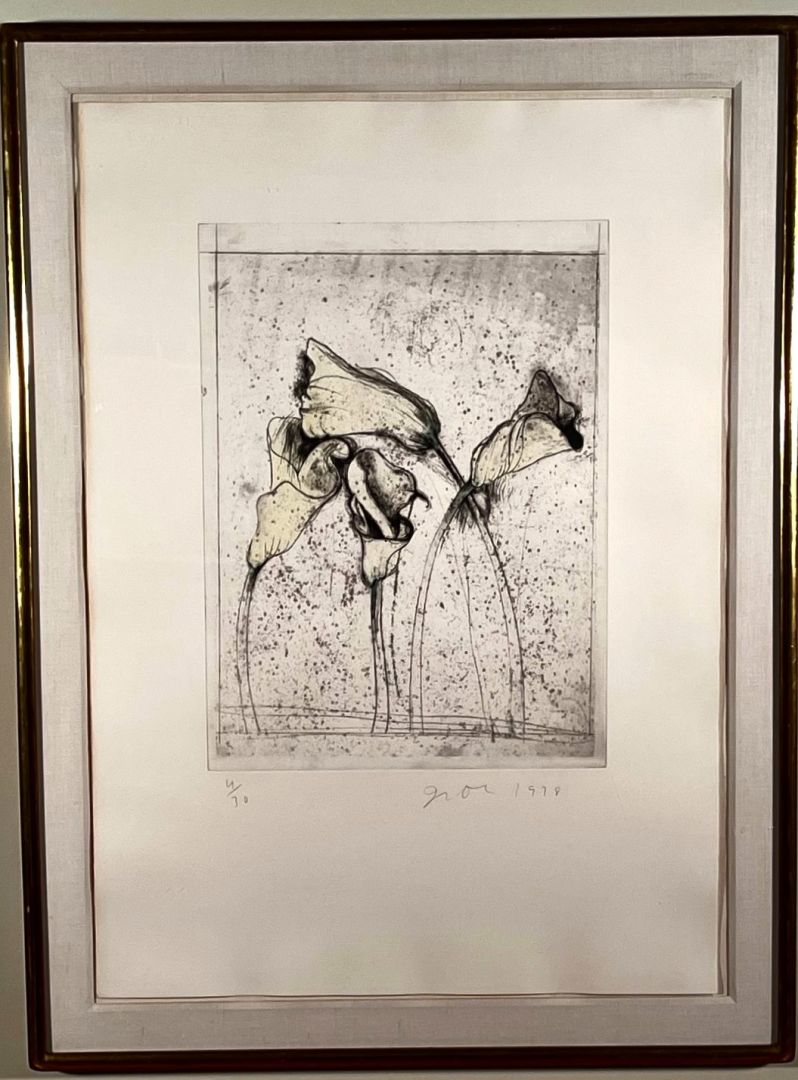 YELLOW CALLA LILLIES | Jim Dine